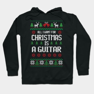 I Want To Play Guitar Hoodie